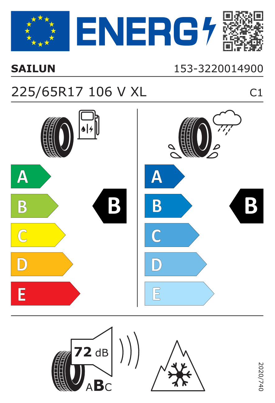 Etykieta opony 3220014900