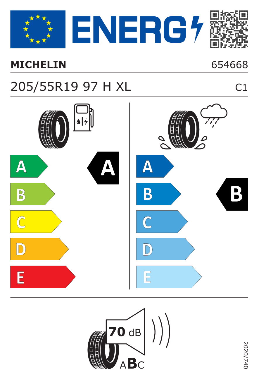 Etykieta opony 654668