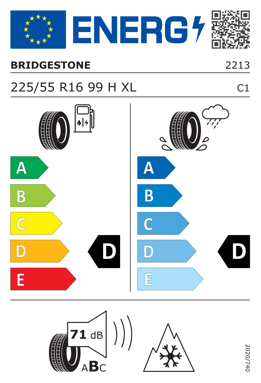Etykieta opony 2213