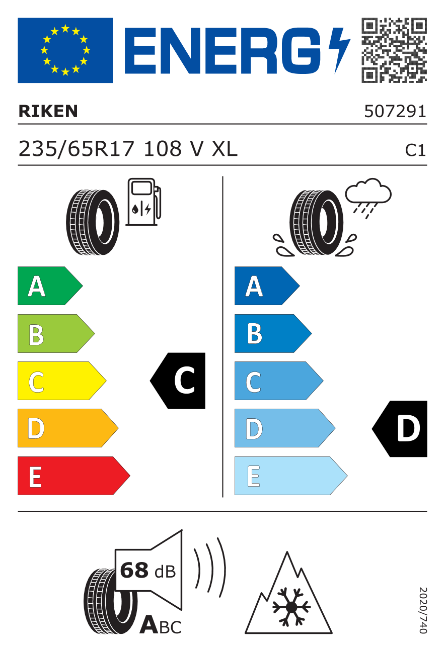 Etykieta opony 507291