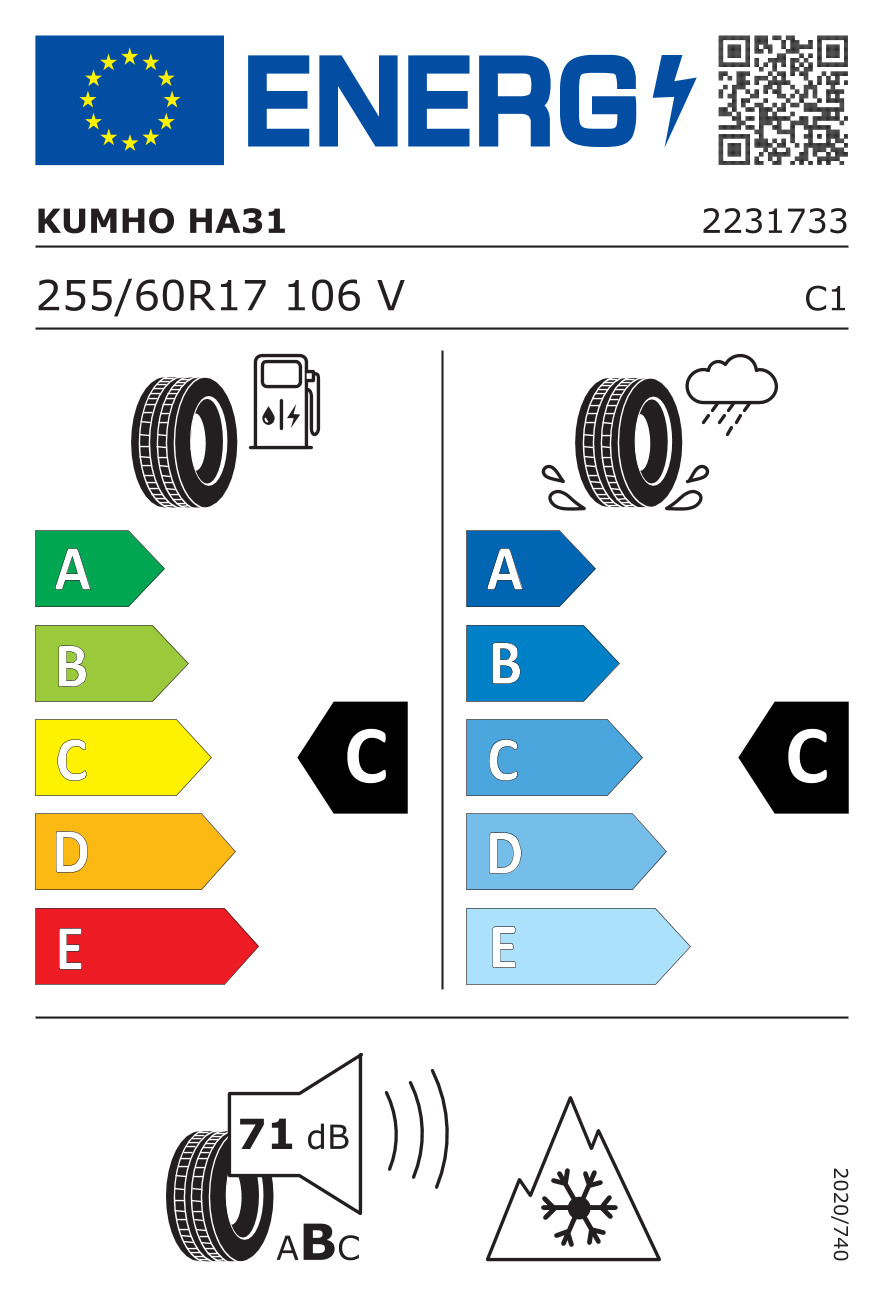 Etykieta opony 2231733