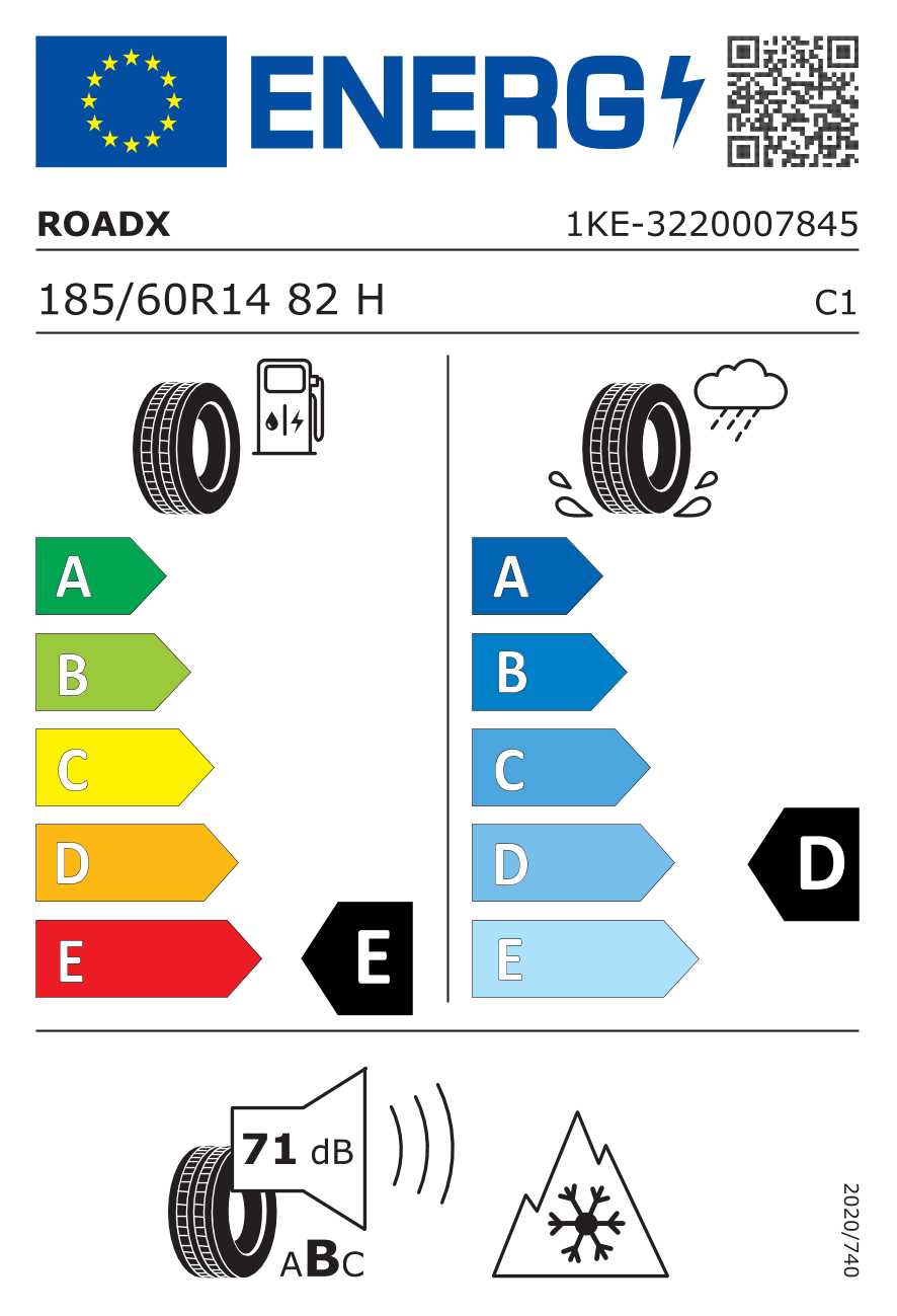 Etykieta opony 3220007845