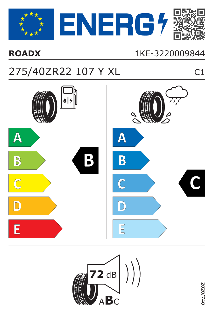 Etykieta opony 3220009844
