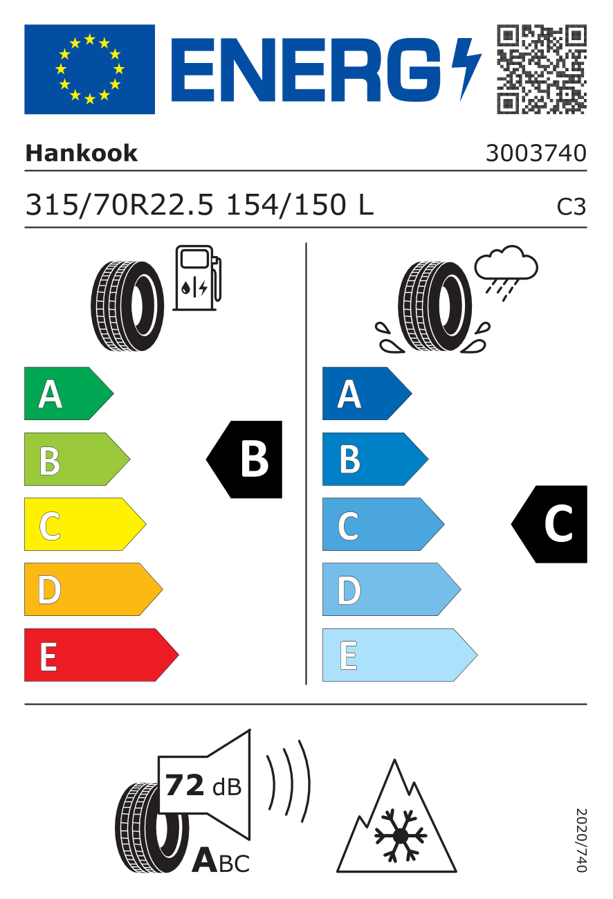 Etykieta opony 3003740