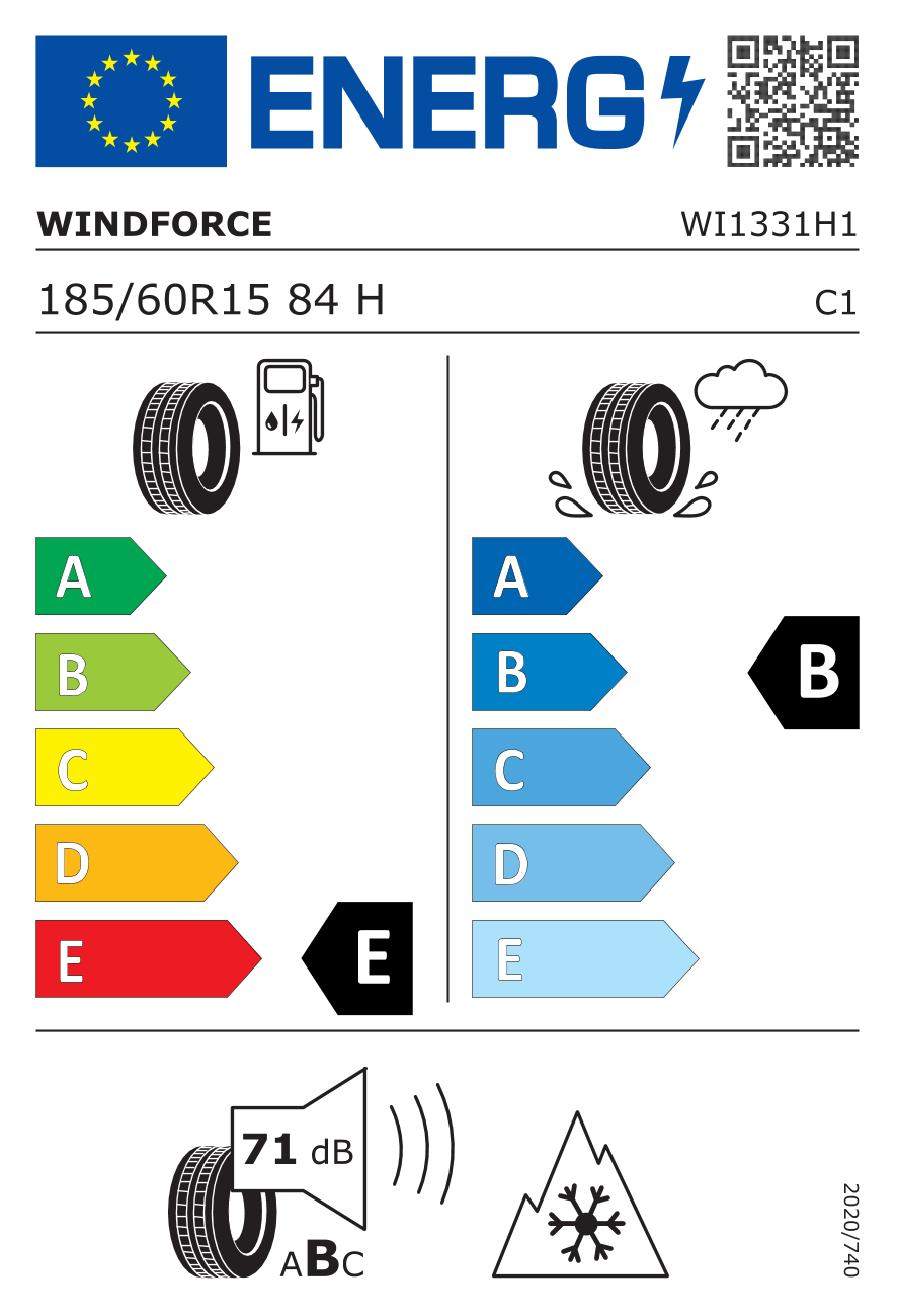 Etykieta opony WI1331H1