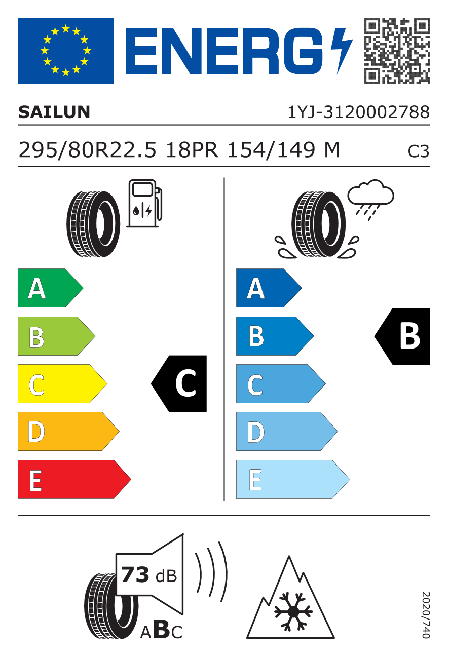 Etykieta opony 3120003892