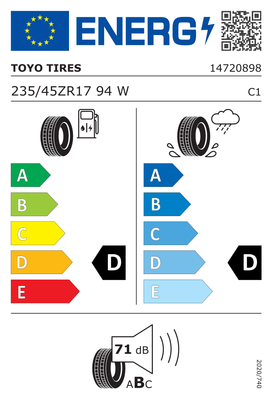 Etykieta opony 3844600