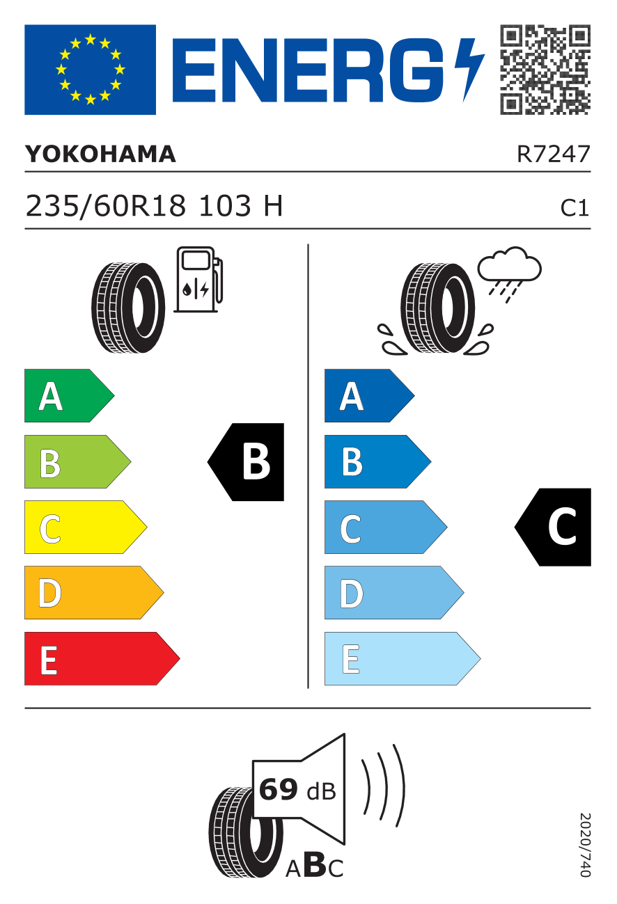 Etykieta opony R7247