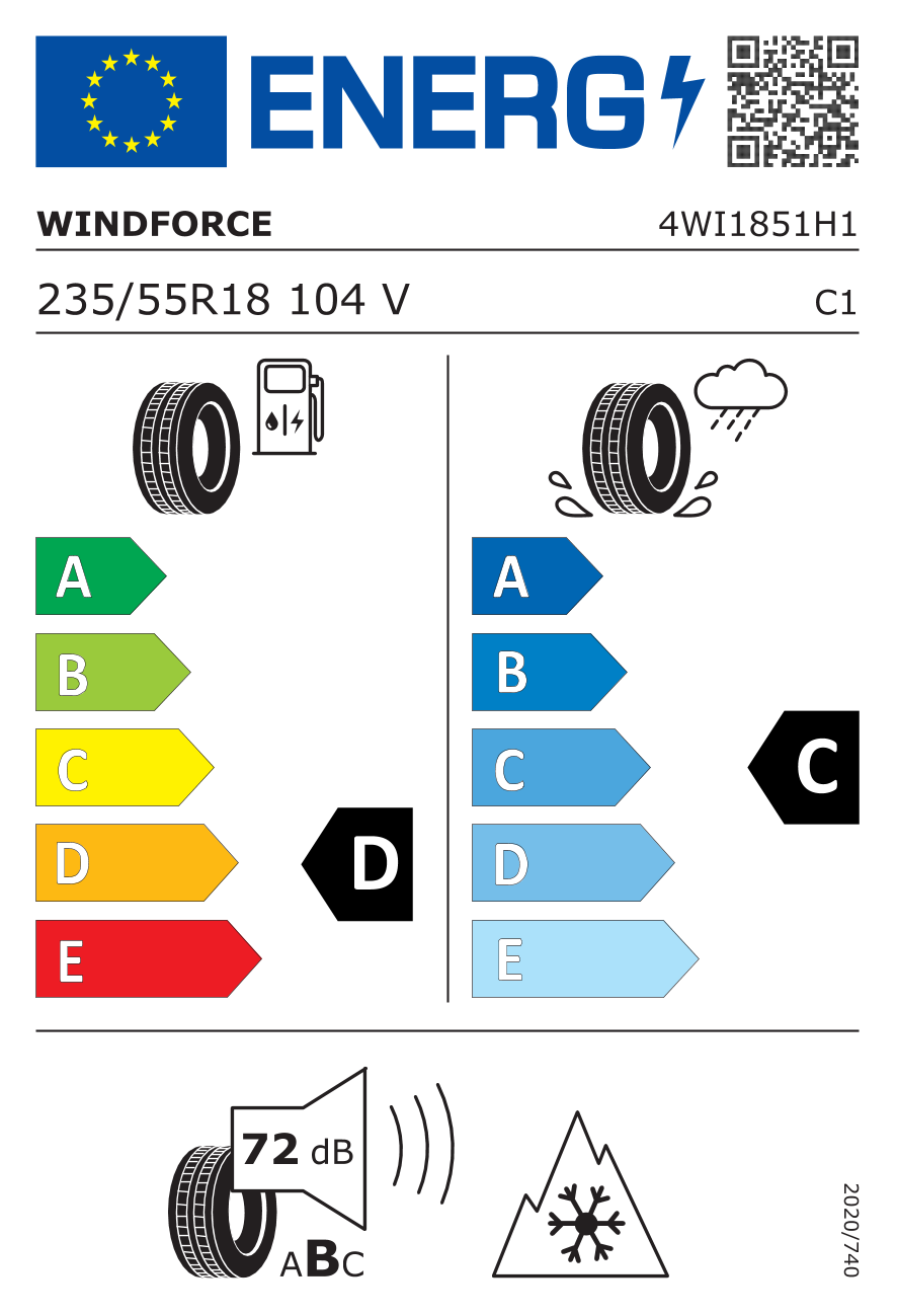 Etykieta opony 4WI1851H1