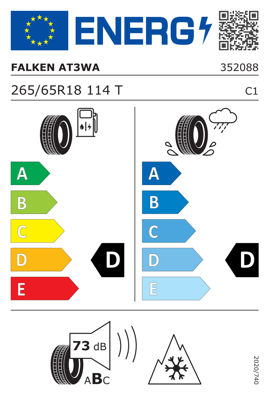 Etykieta opony 352088