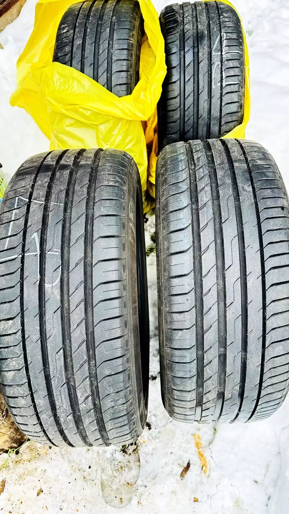 Opony używane Mercedes S klasa letnie mało używane dobry bieżnik